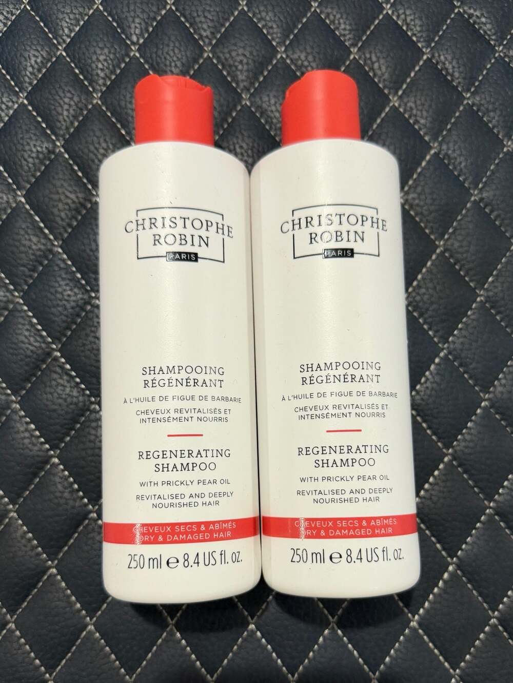 Christophe Robin Regenerating Shampoo (2) with Prickly Pear Oil 250ml